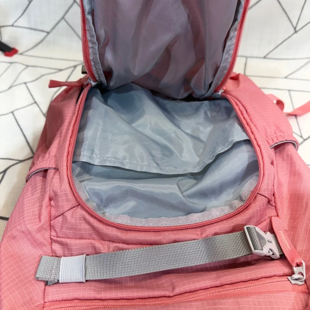 Mountaintop Backpack Kids Pink Giraffe Ripstop Outdoor School Bag